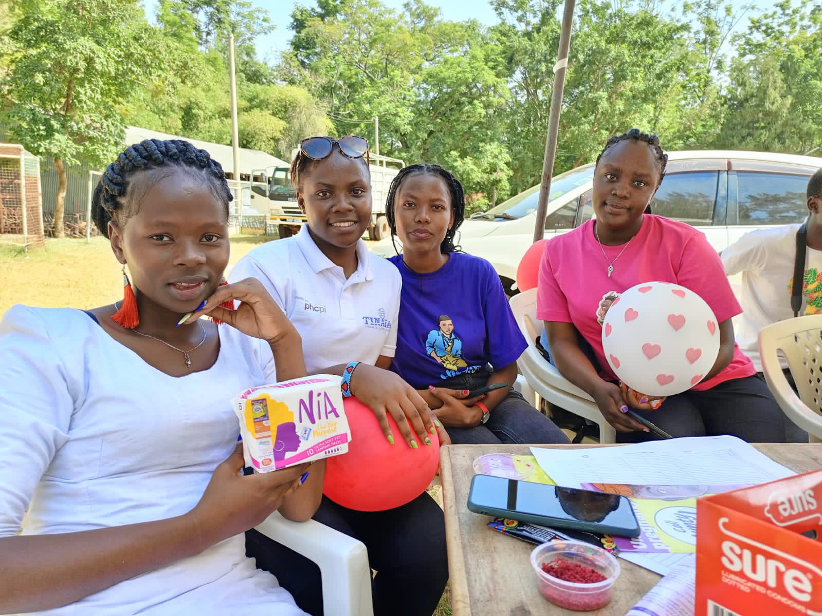 Great Ladies team engaging young people during community outreach